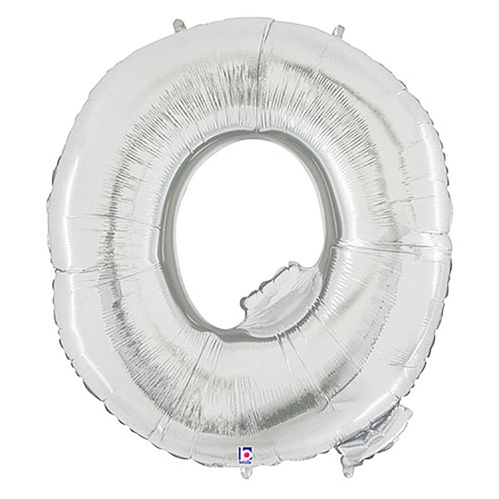 40 inch LETTER Q - SILVER MEGALOON | USA Decoration®