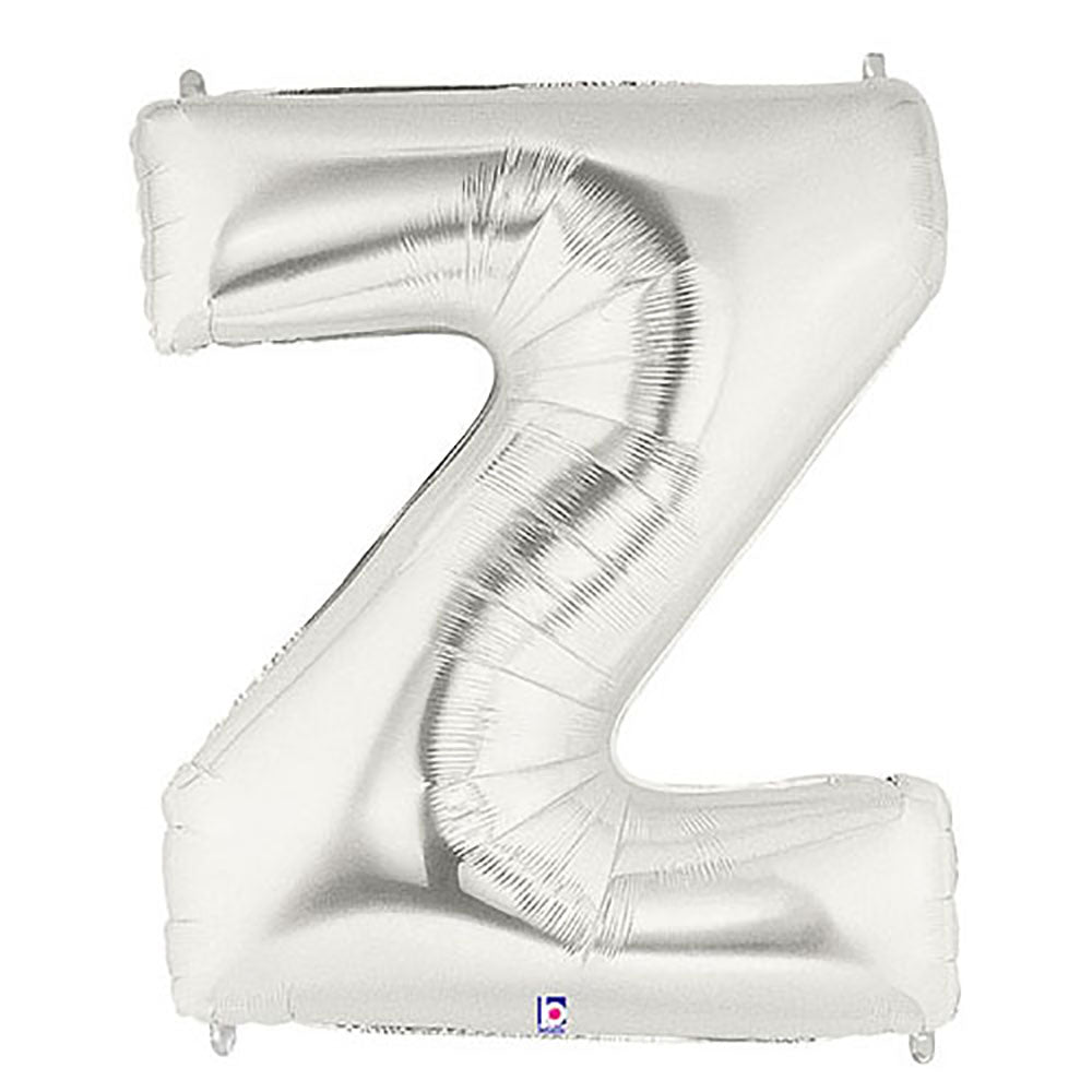40 inch LETTER Z - SILVER MEGALOON | USA Decoration®