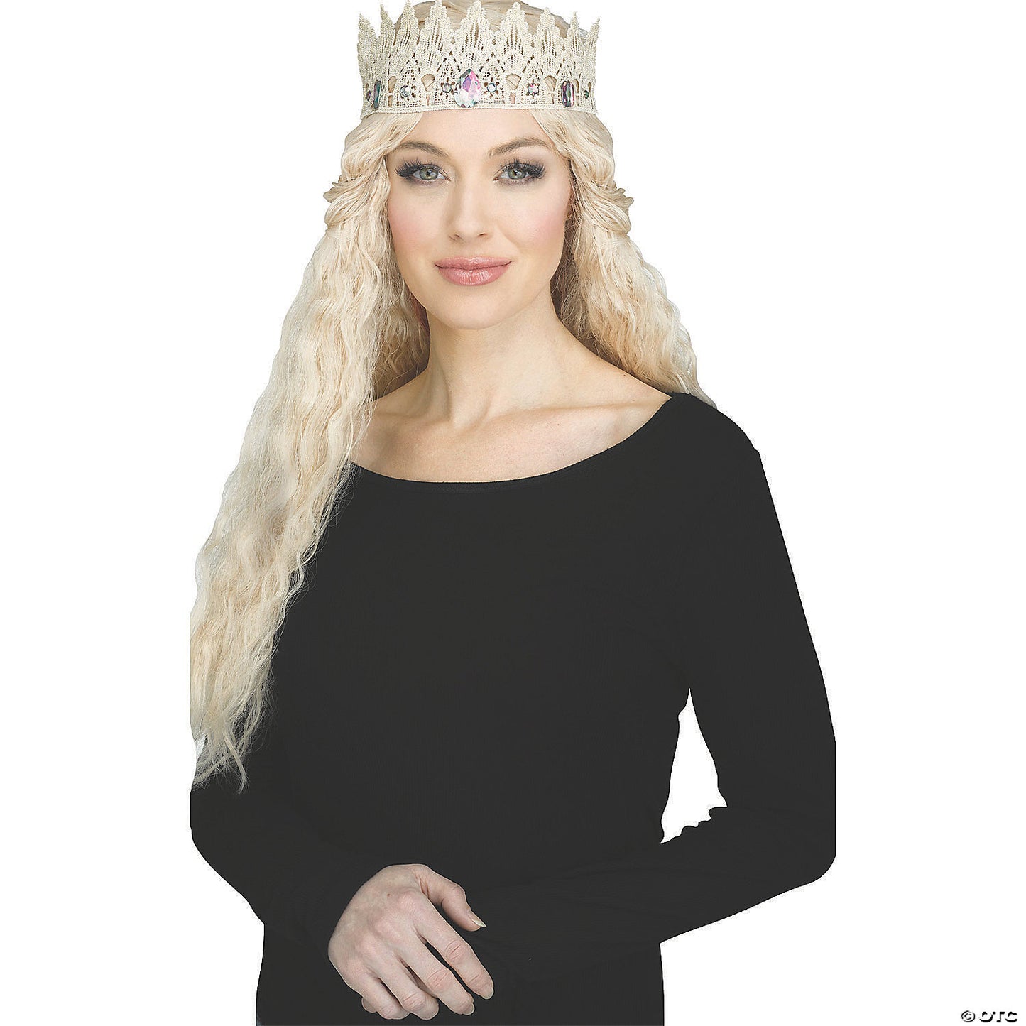 Black or Gold Lace Crown Accessory | USA Decoration®