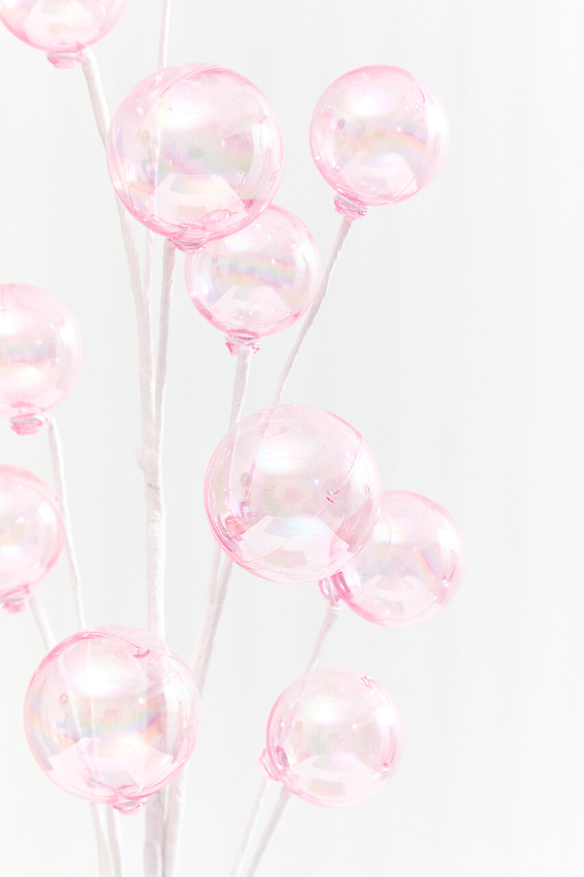 28" Pink Bubble Spray