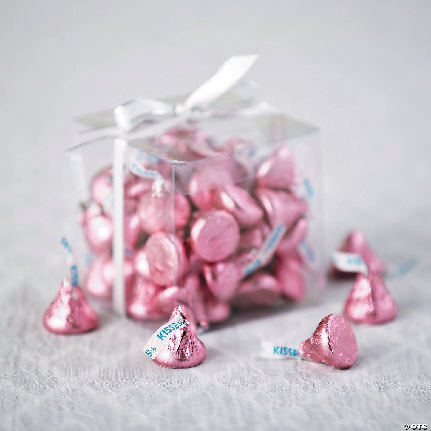 Bulk 375 Pc. Pink Hershey’s Kisses Chocolate Candy
