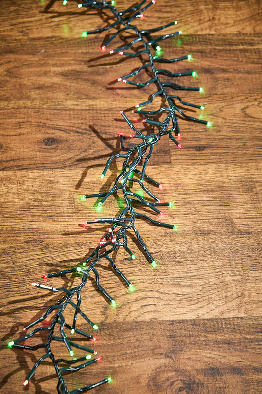 53 Foot Platinum Elite Cluster Lights 1560L Red Green Green Cord