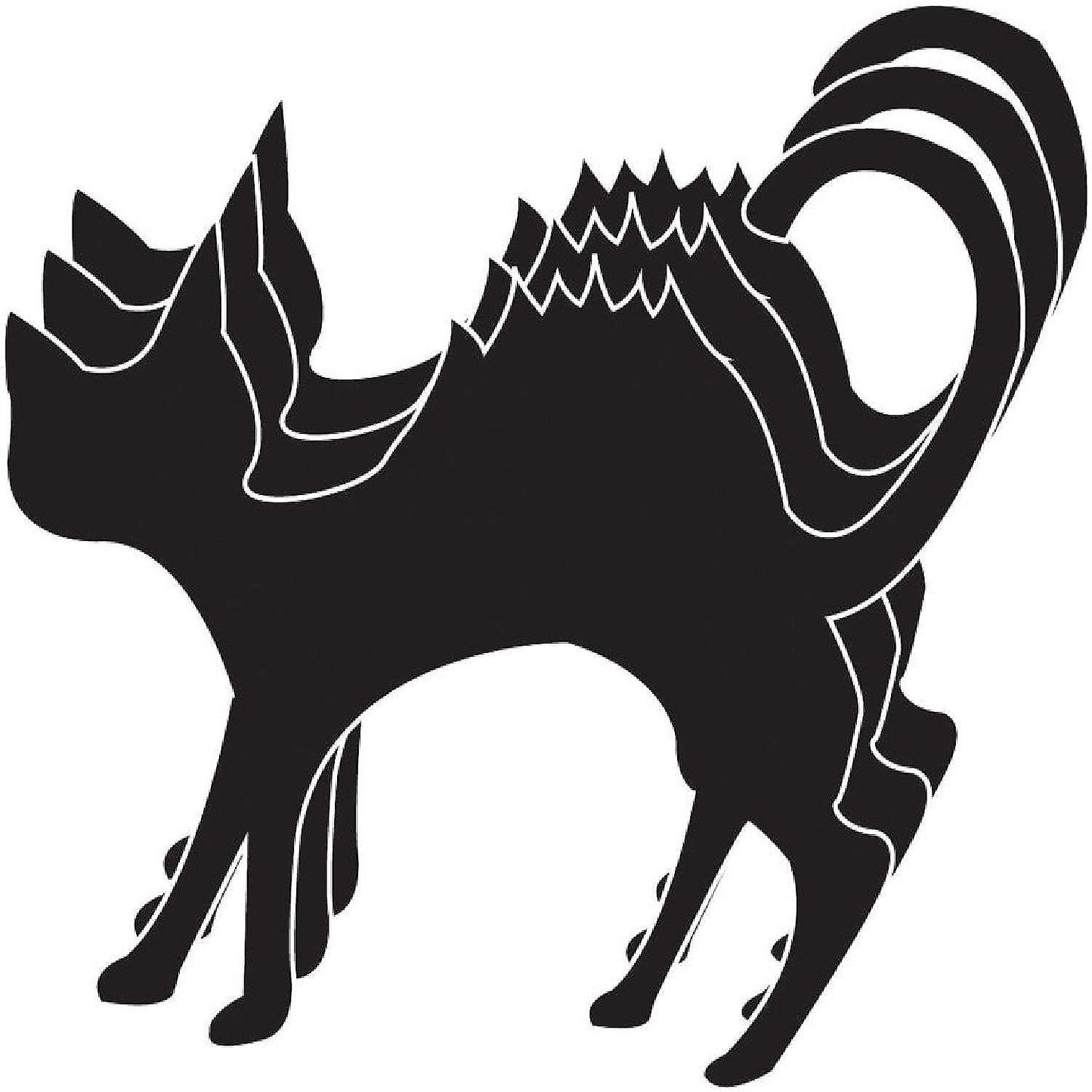 Creative Shapes Etc. - Die-cut Magnetic - Small Single Color Cat