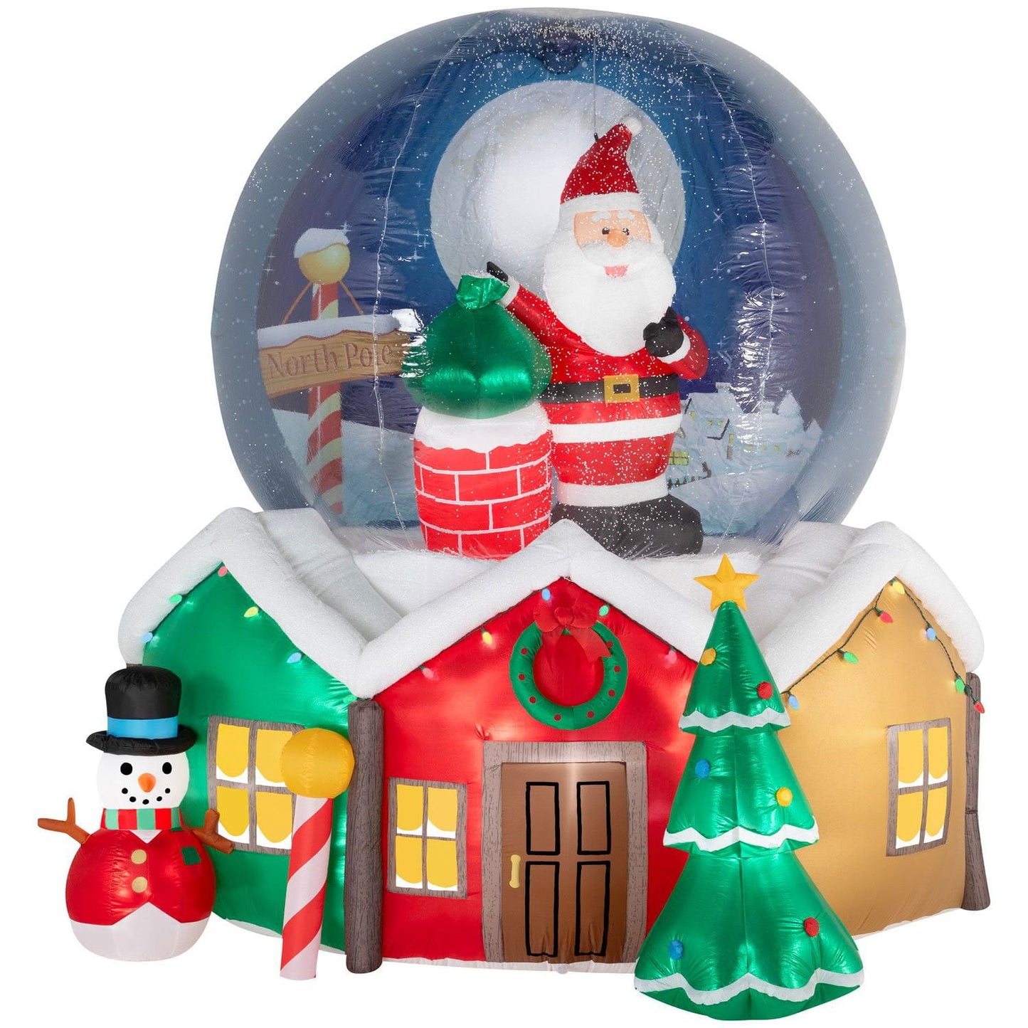 Member's Mark 9' Pre-Lit Snowglobe Airblown | USA Decoration®