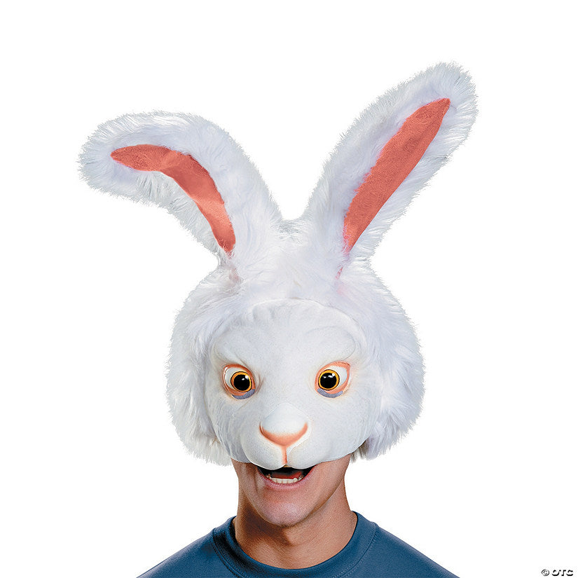 Adults’ White Rabbit Mask | USA Decoration®