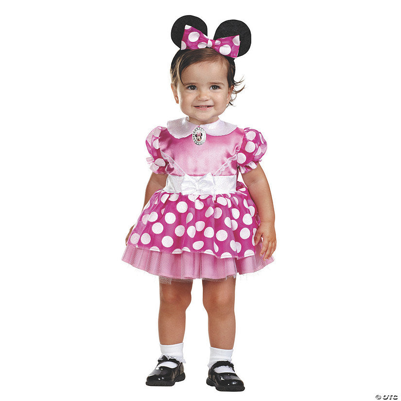 Baby Girl’s Pink Minnie Mouse™ Costume - 12-18 Months | USA Decoration®