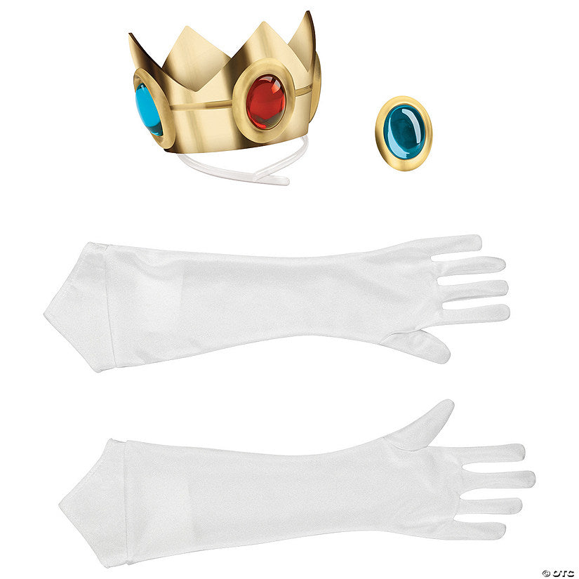 Kids Super Mario Bros.™ Princess Peach Costume Accessory Kit | USA Decoration®