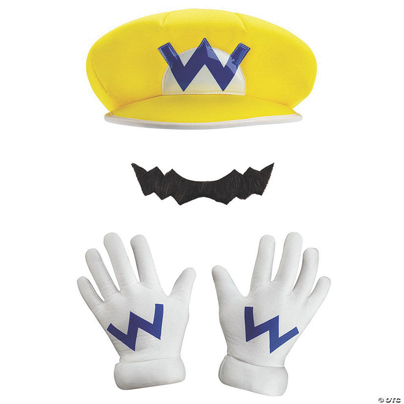 Adults Super Mario Bros.™ Wario Costume Kit | USA Decoration®