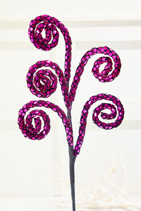 Disco Spiral Curly Spray 28 Inch Halloween Decoration