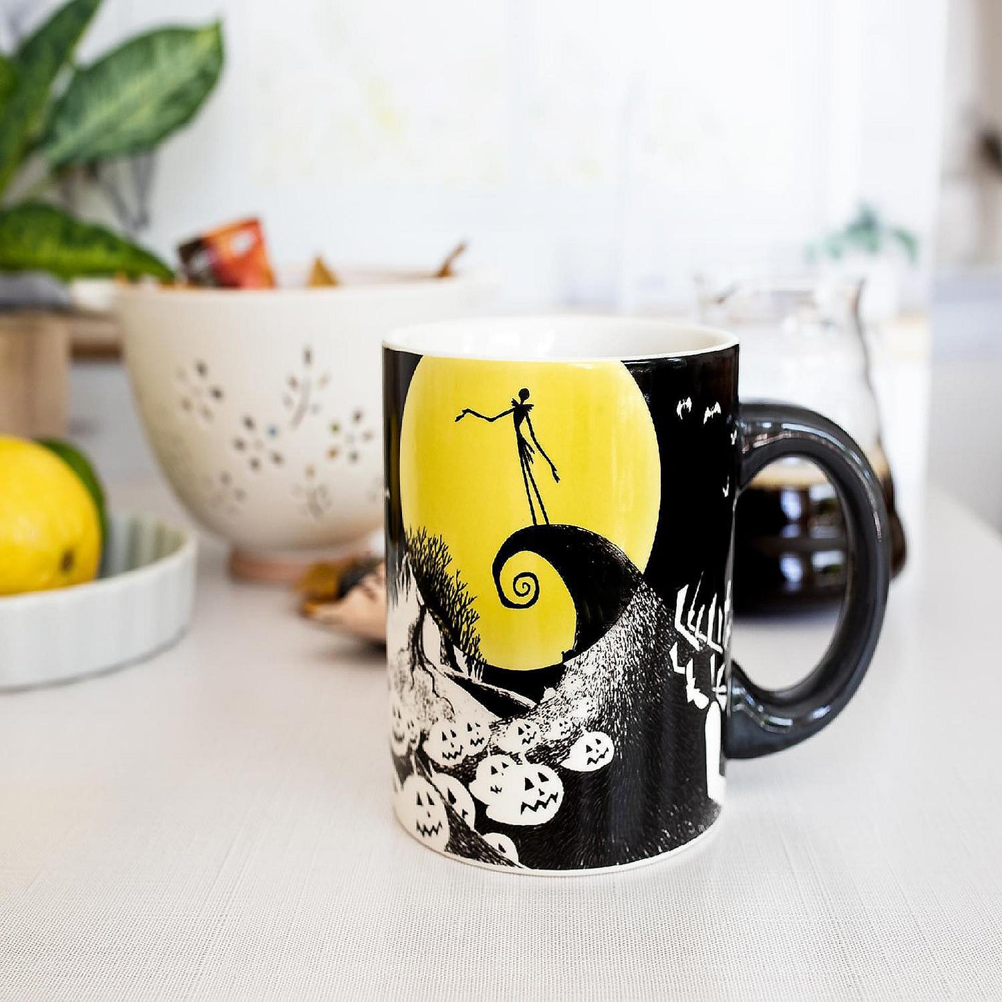 Disney The Nightmare Before Christmas Ceramic Mug With 3D Jack Sculpt Inside | USA Decoration®