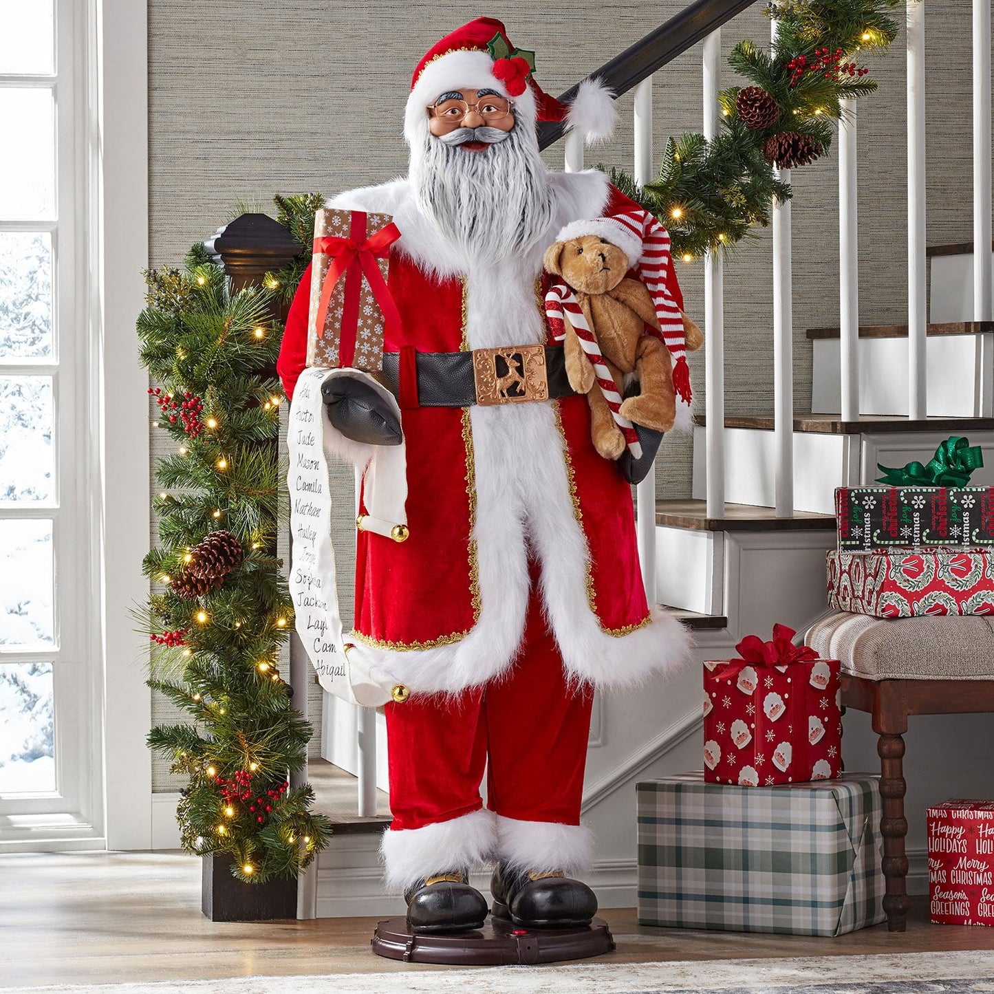 Member’s Mark 5' Animated Singing Santa | USA Decoration®