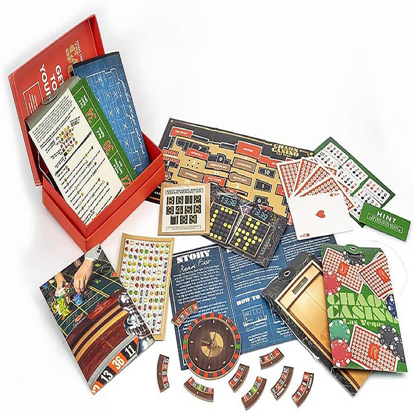 Escape From The Casino of Chaos Escape Room Game | USA Decoration®