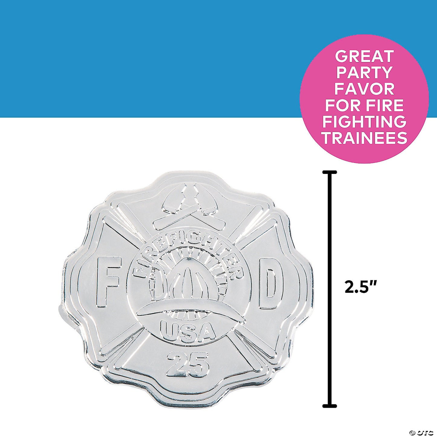 Firefighter Badges- 12 Pc. | USA Decoration®