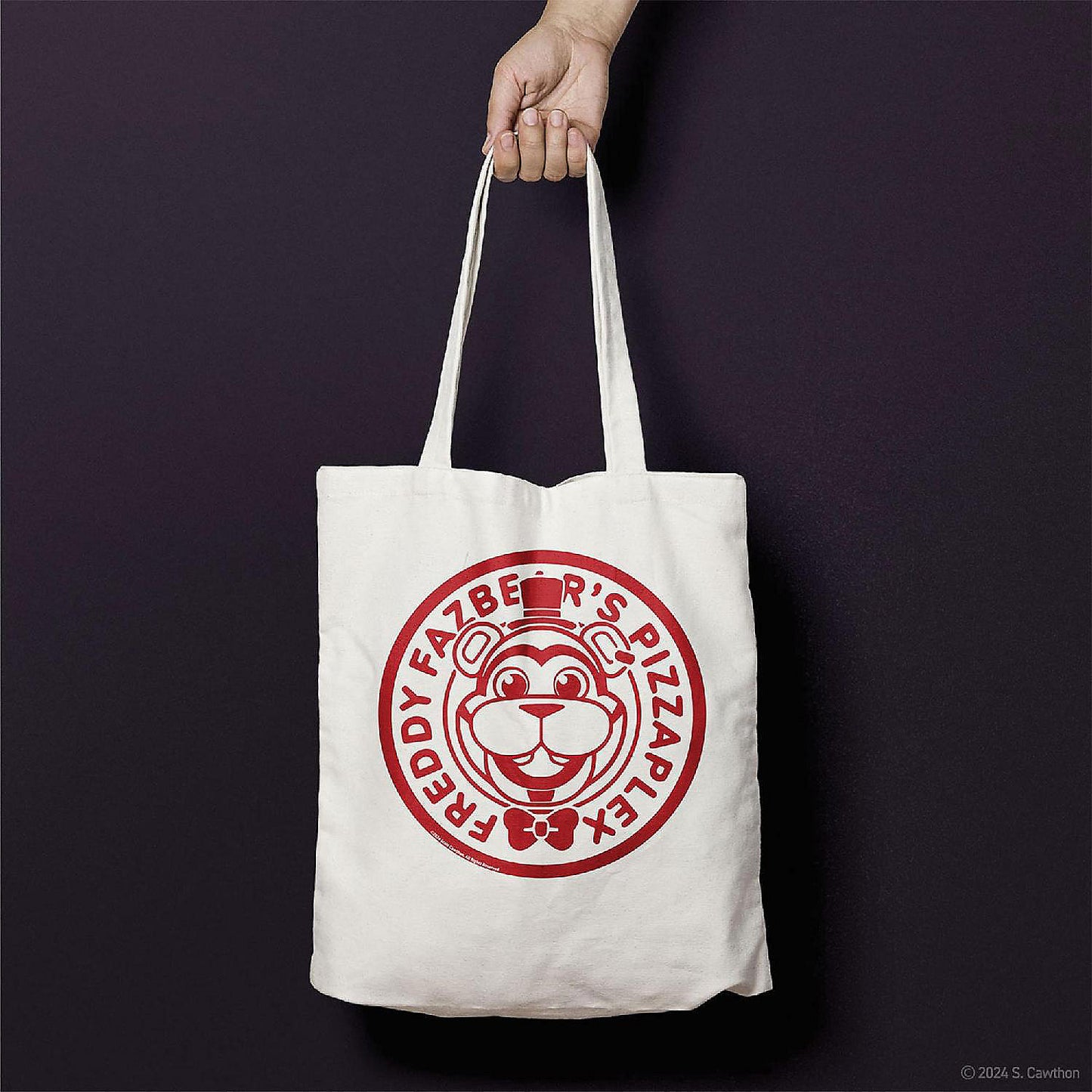 Five Nights at Freddy's Freddy Fazbear's Pizza Logo Tote Bag | USA Decoration®