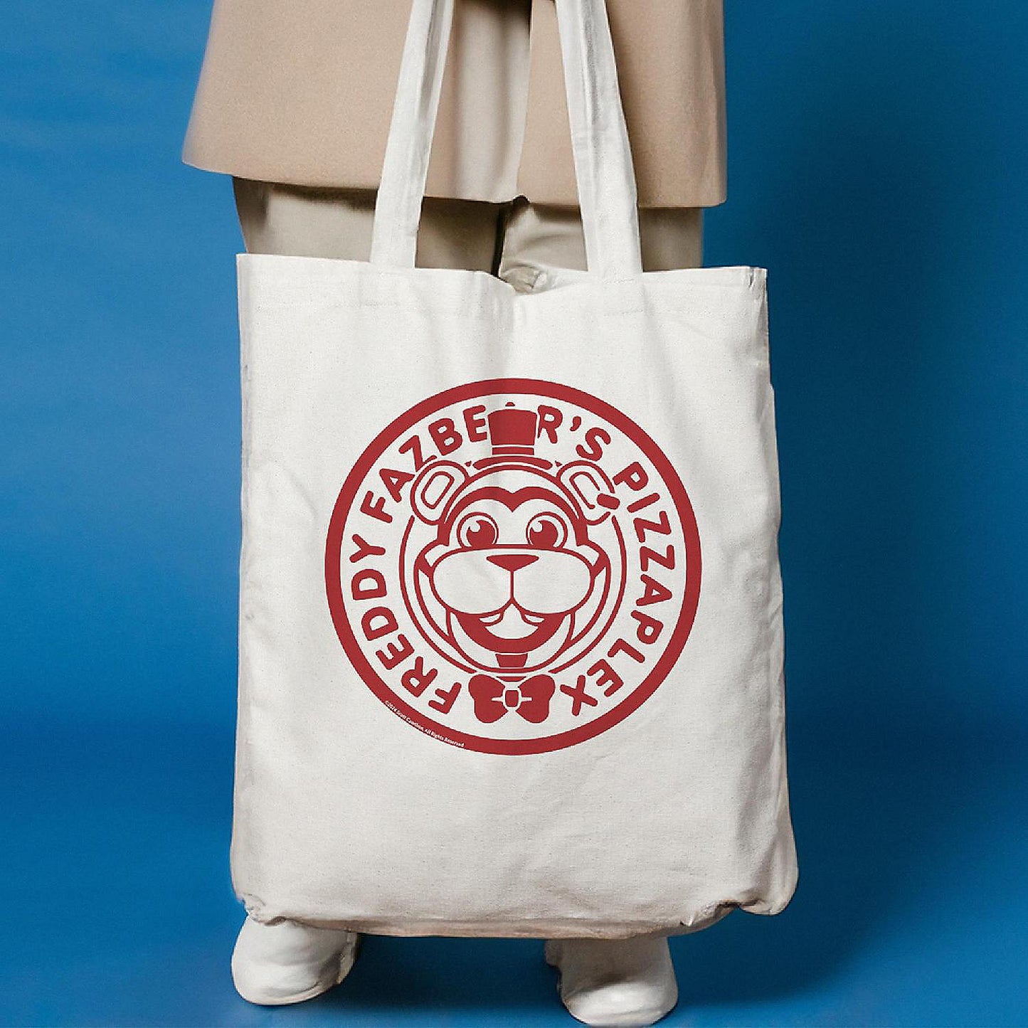 Five Nights at Freddy's Freddy Fazbear's Pizza Logo Tote Bag | USA Decoration®