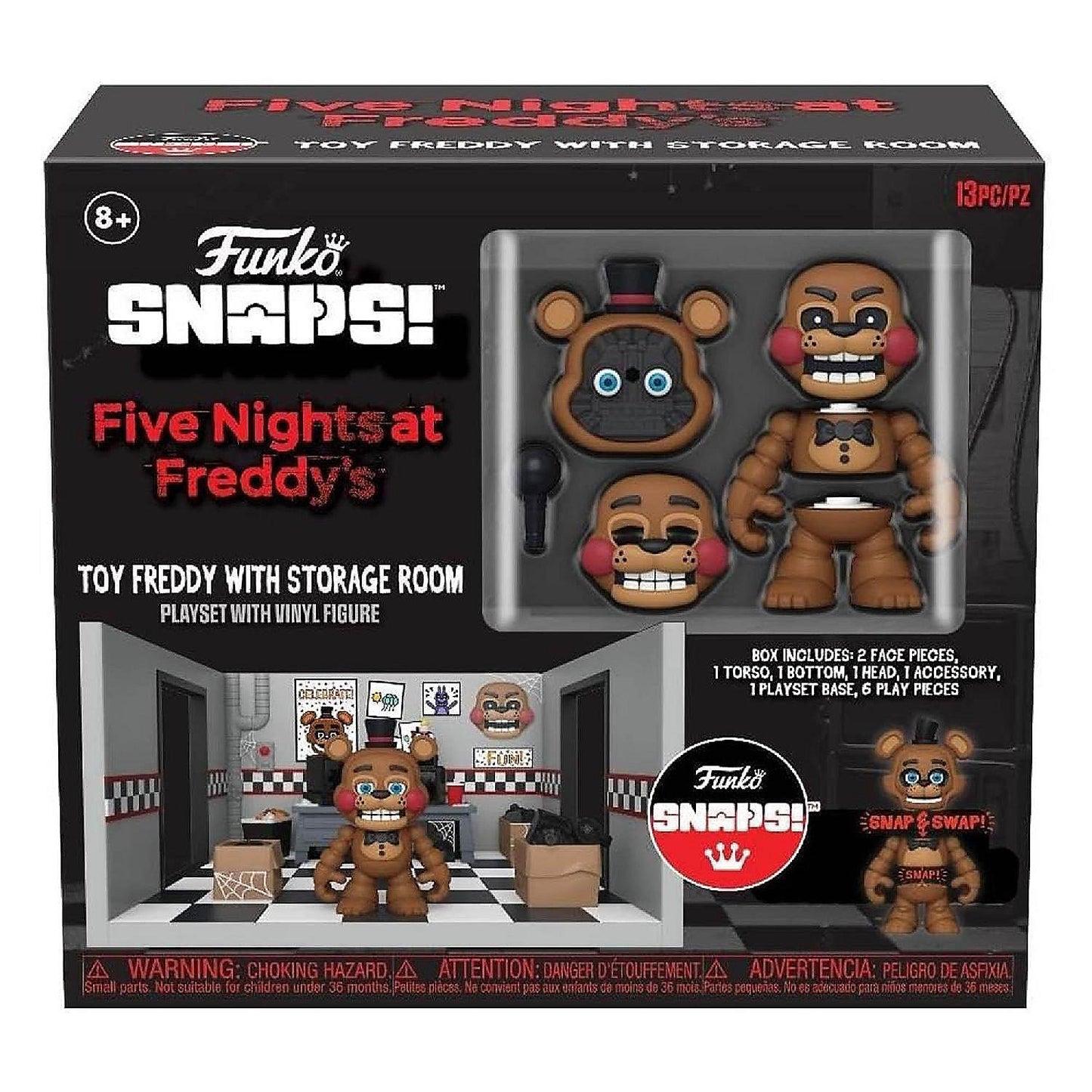 Five Nights at Freddy's Funko Snaps! Freddy with Storage Room | USA Decoration®