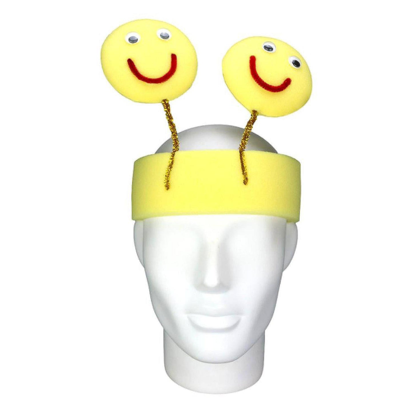 Foam Party Hats Happy Faces Headband - Photo Booth Prop - Party Favors -Halloween - Crazy Hat Day | USA Decoration®