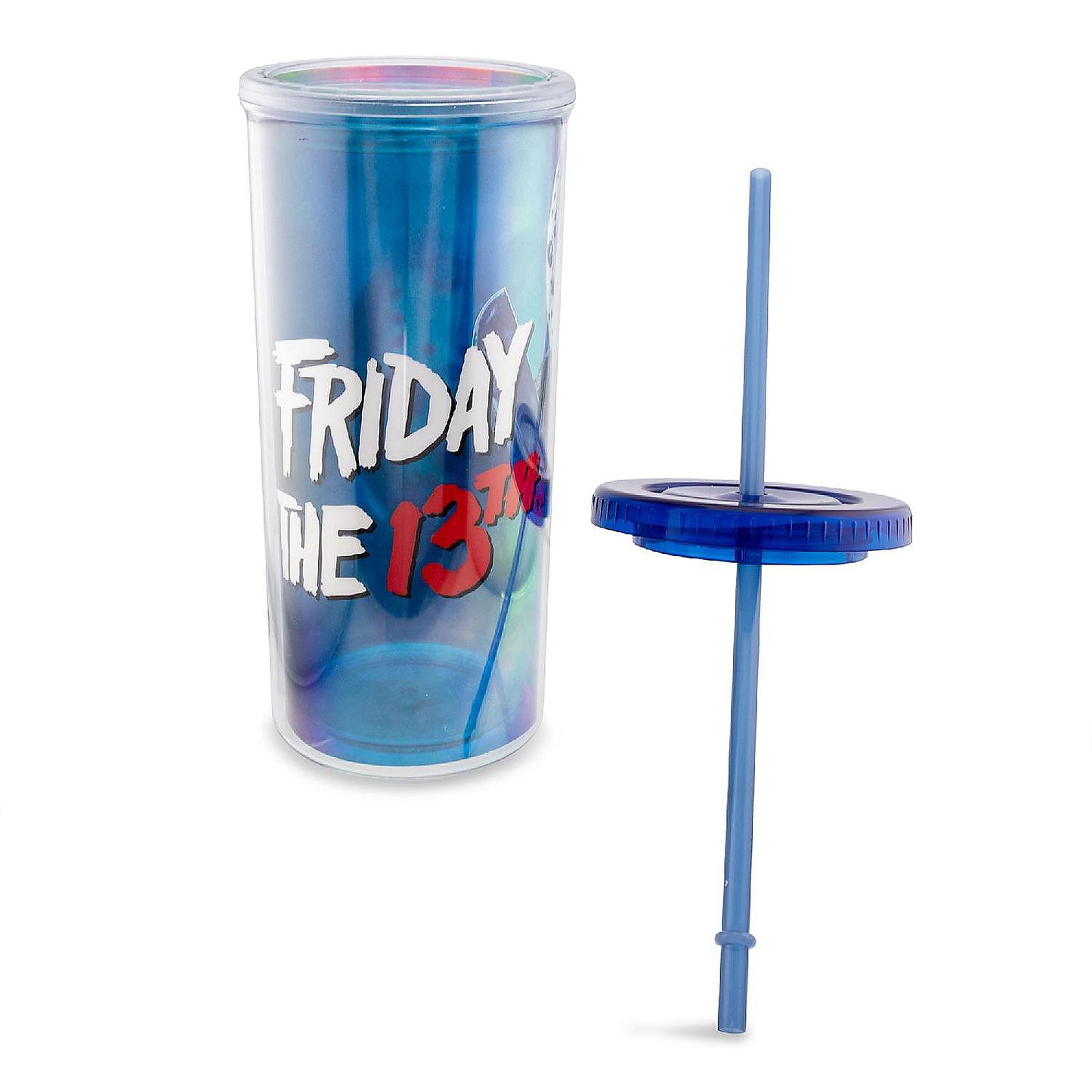 Friday The 13th Jason Carnival Cup With Lid and Straw Holds 20 Ounces | USA Decoration®