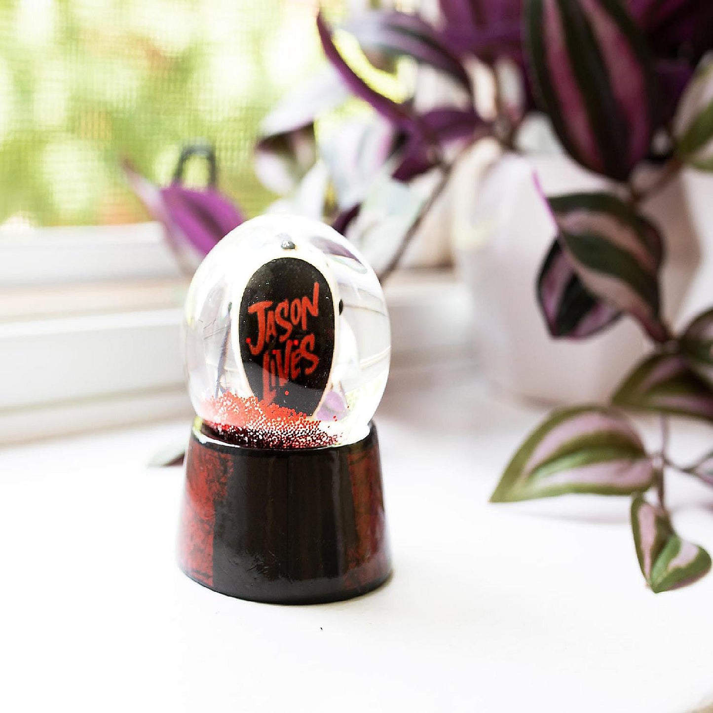 Friday the 13th Jason's Mask Mini Snow Globe 3 Inches Tall | USA Decoration®
