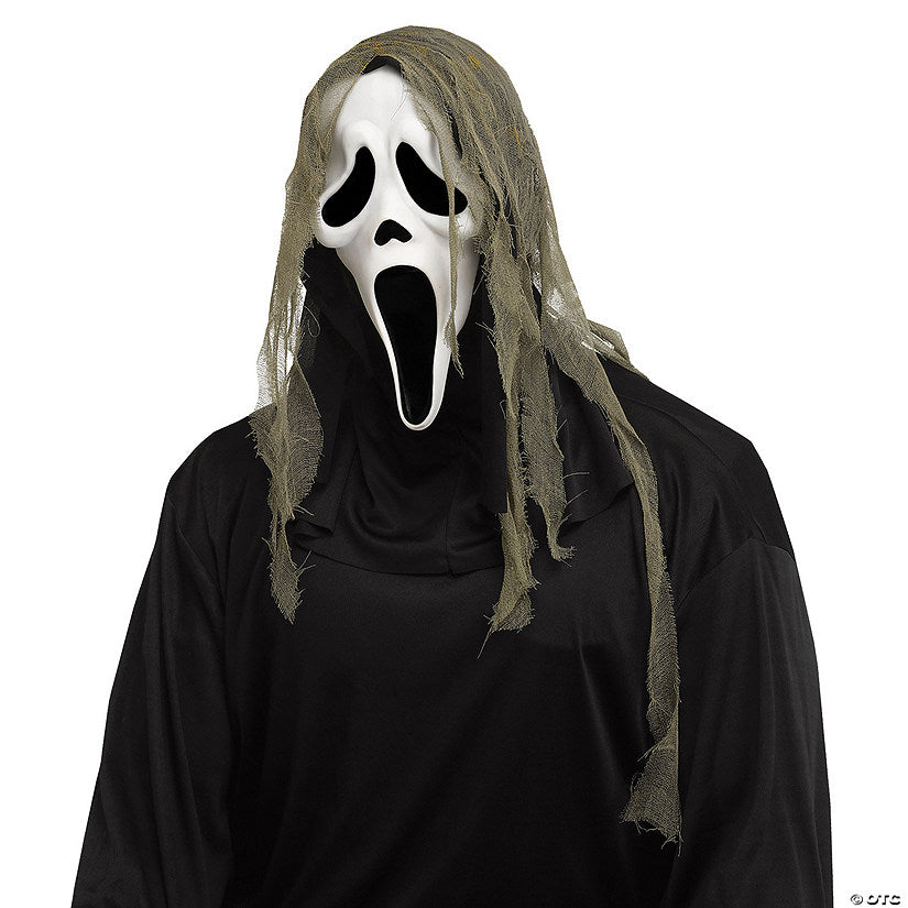 Adults Ghost Face® Crypt Creature Gauze Mask | USA Decoration®