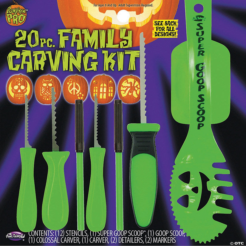 20 Piece(s): Pumpkin Carving Set | USA Decoration®