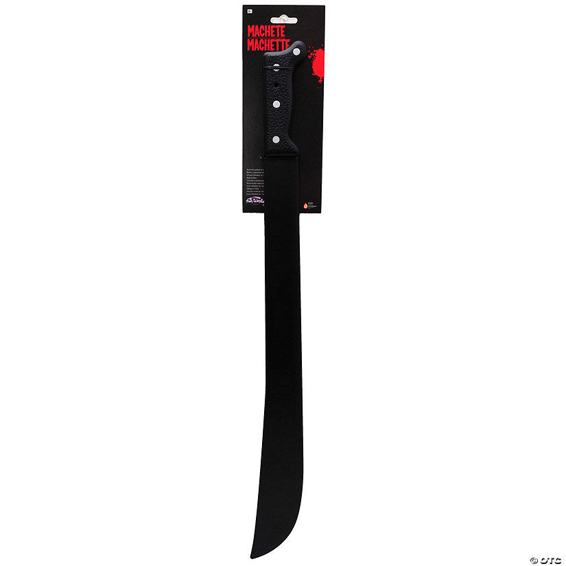 1 Piece(s): 27" Machete with Black Blade | USA Decoration®