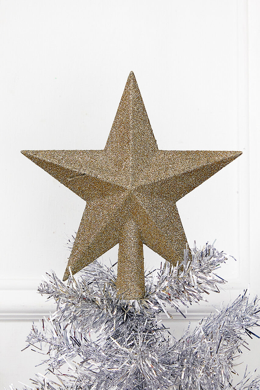 7" Pearl Shatterproof Tree Topper Elegant & Durable Christmas Tree Decoration