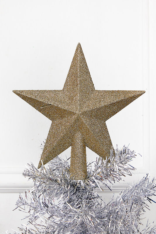 7" Pearl Shatterproof Tree Topper Elegant & Durable Christmas Tree Decoration