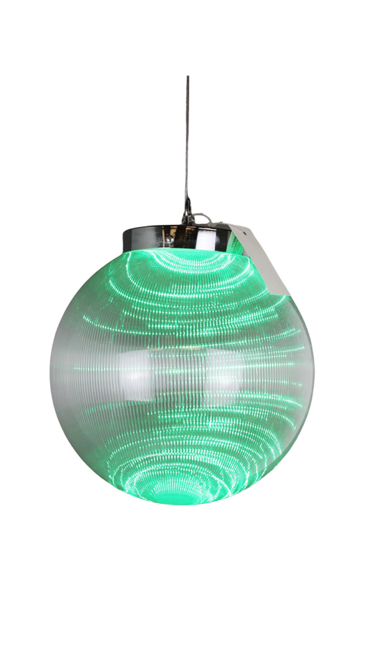 12 Inch Borealis Ball Lighted LED Green Holiday Light