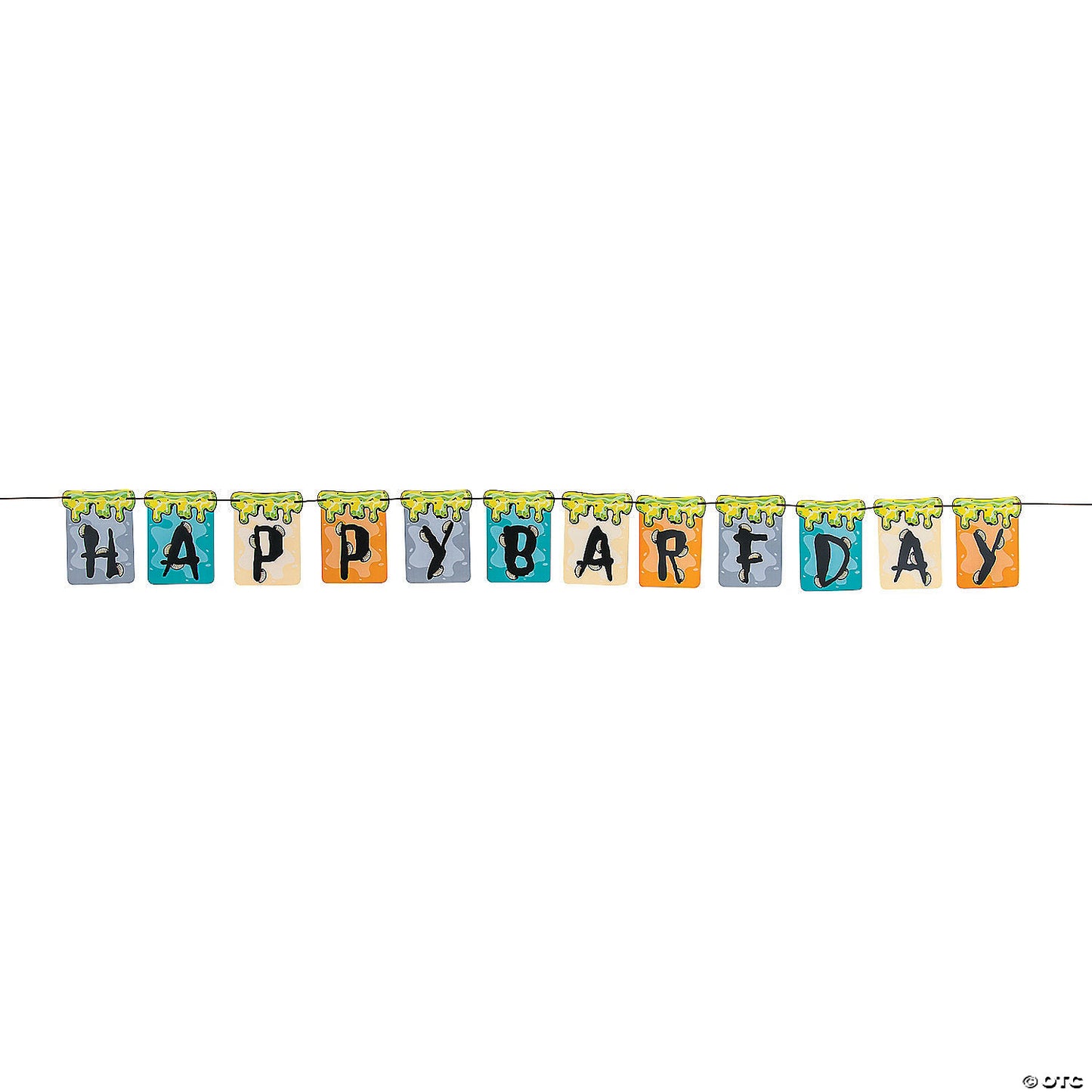 Gross Slime Birthday Garland
