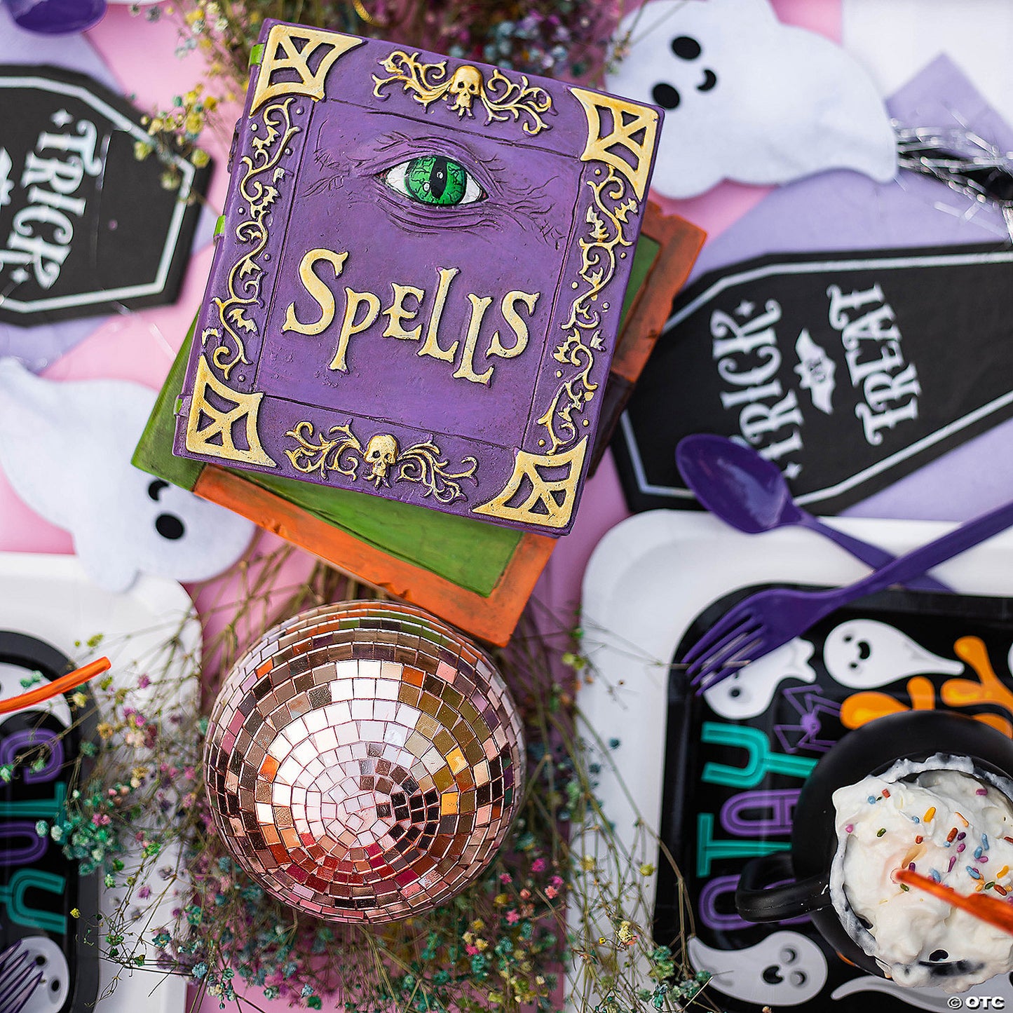 Halloween Eye Spellbooks Tabletop Halloween Decoration | USA Decoration®