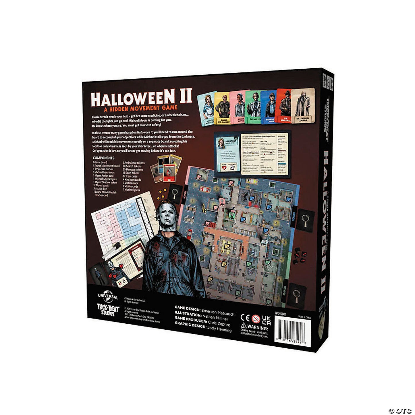 Halloween II™ Hidden Movement Board Game for 2-4 Players | USA Decoration®