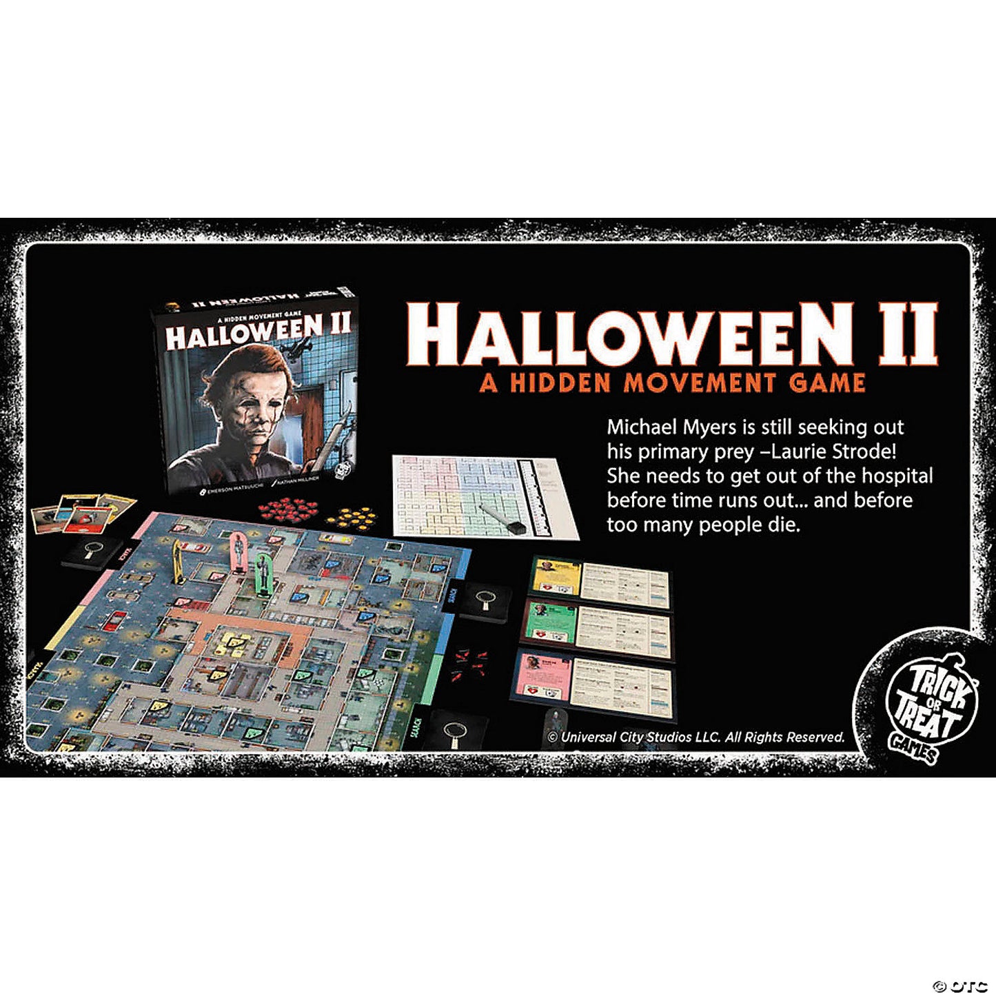 Halloween II™ Hidden Movement Board Game for 2-4 Players | USA Decoration®