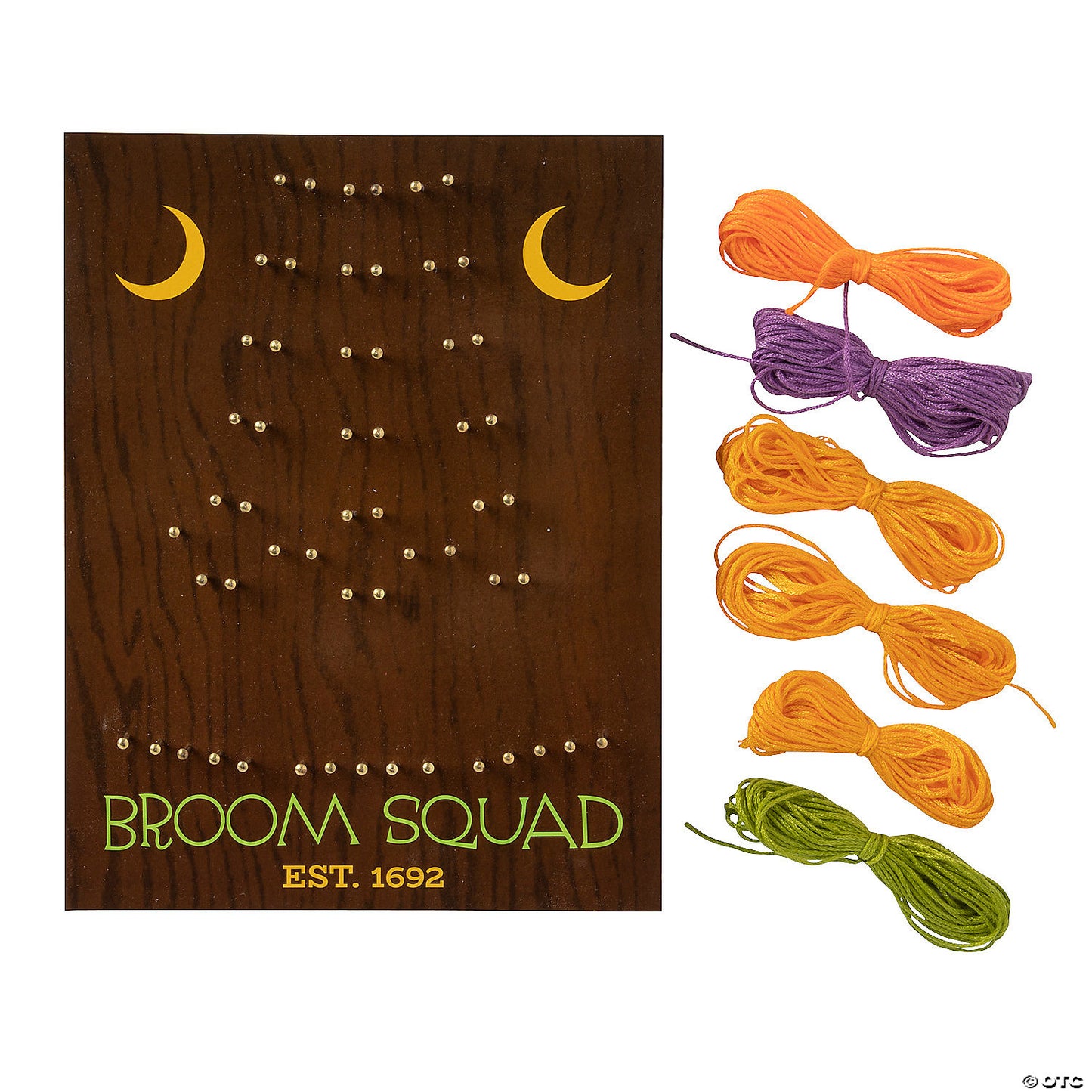 Halloween Witch’s Broom String Art Sign | USA Decoration®