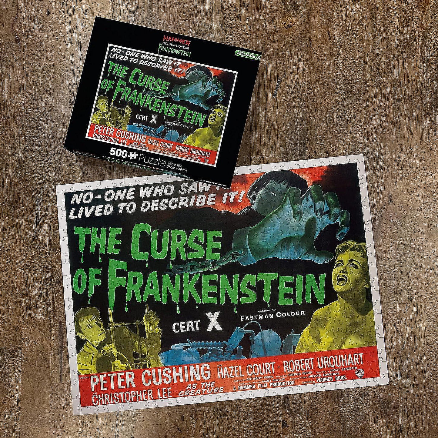 Hammer Horror Frankenstein 500 Piece Jigsaw Puzzle | USA Decoration®