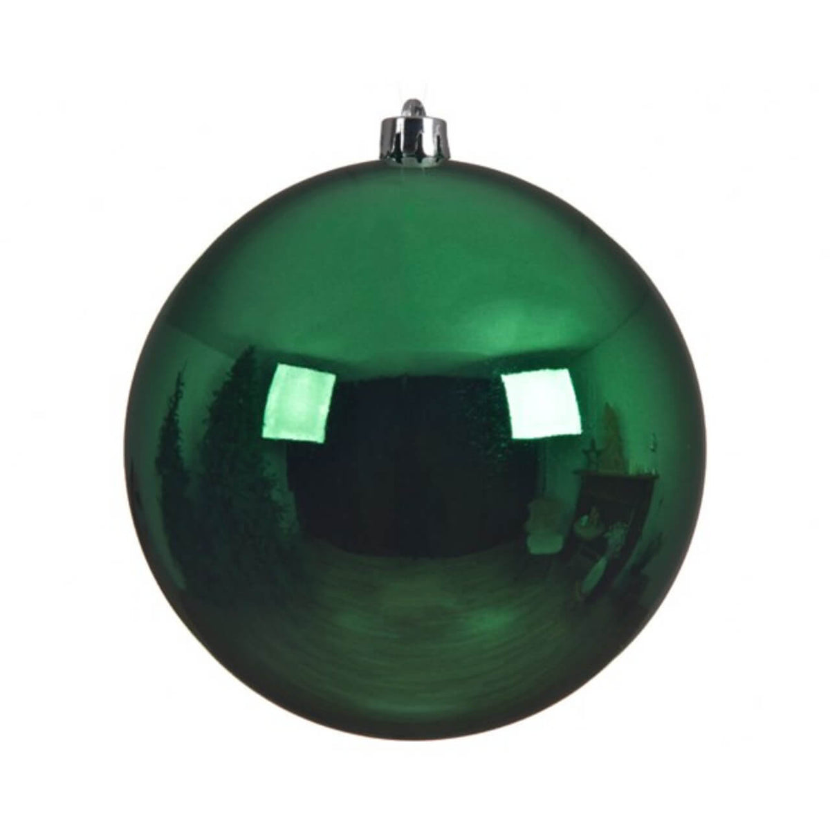 5.5" Holly Green Shatterproof Ornament