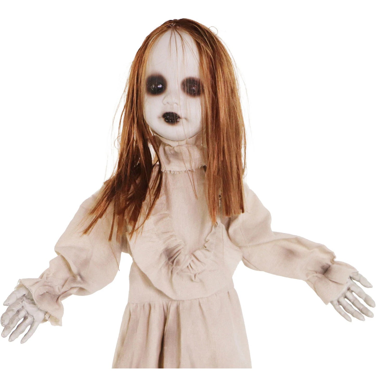 Haunted Hill Farm 3.92-ft Freestanding Musical Lighted Zombie Animatronic