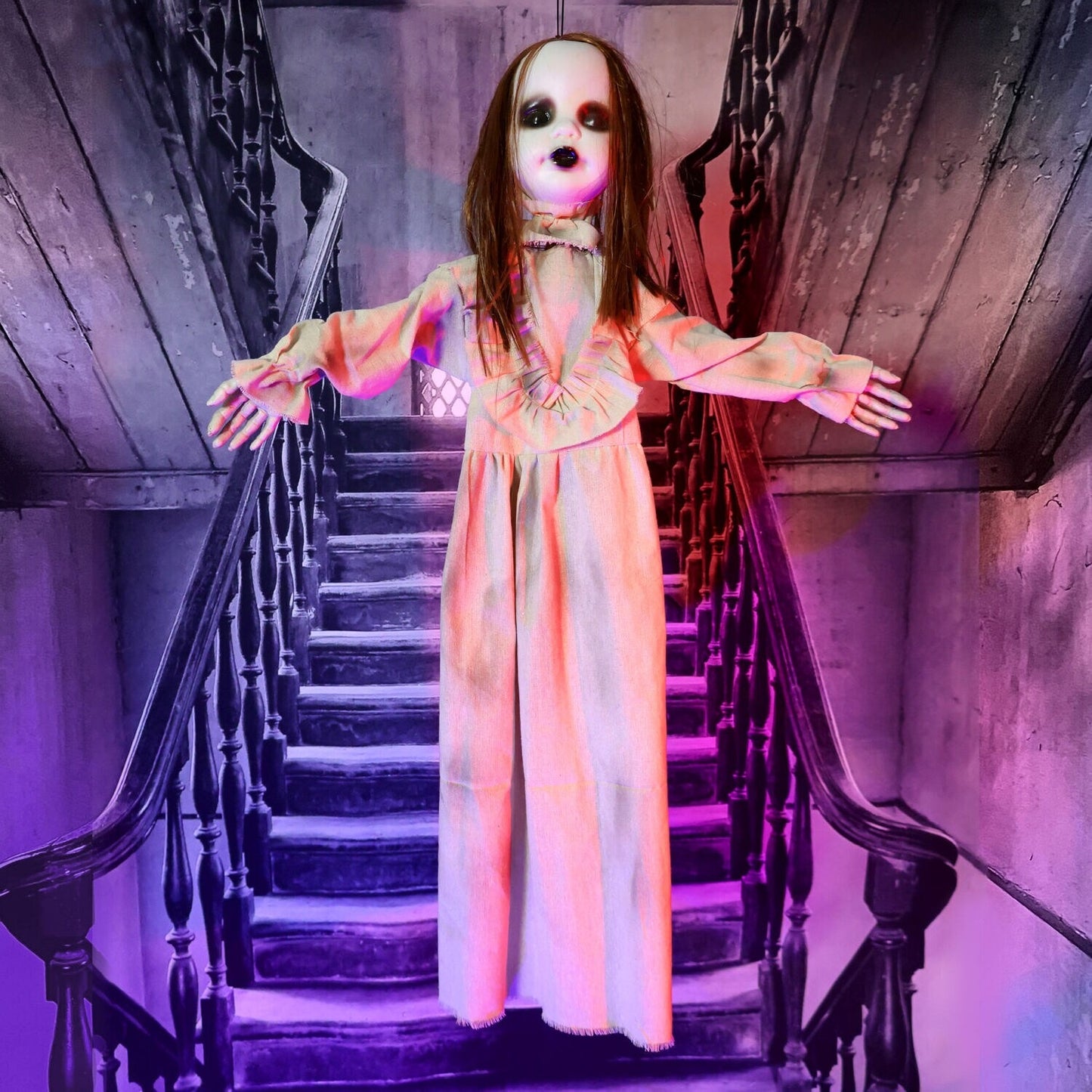 Haunted Hill Farm 3.92-ft Freestanding Musical Lighted Zombie Animatronic