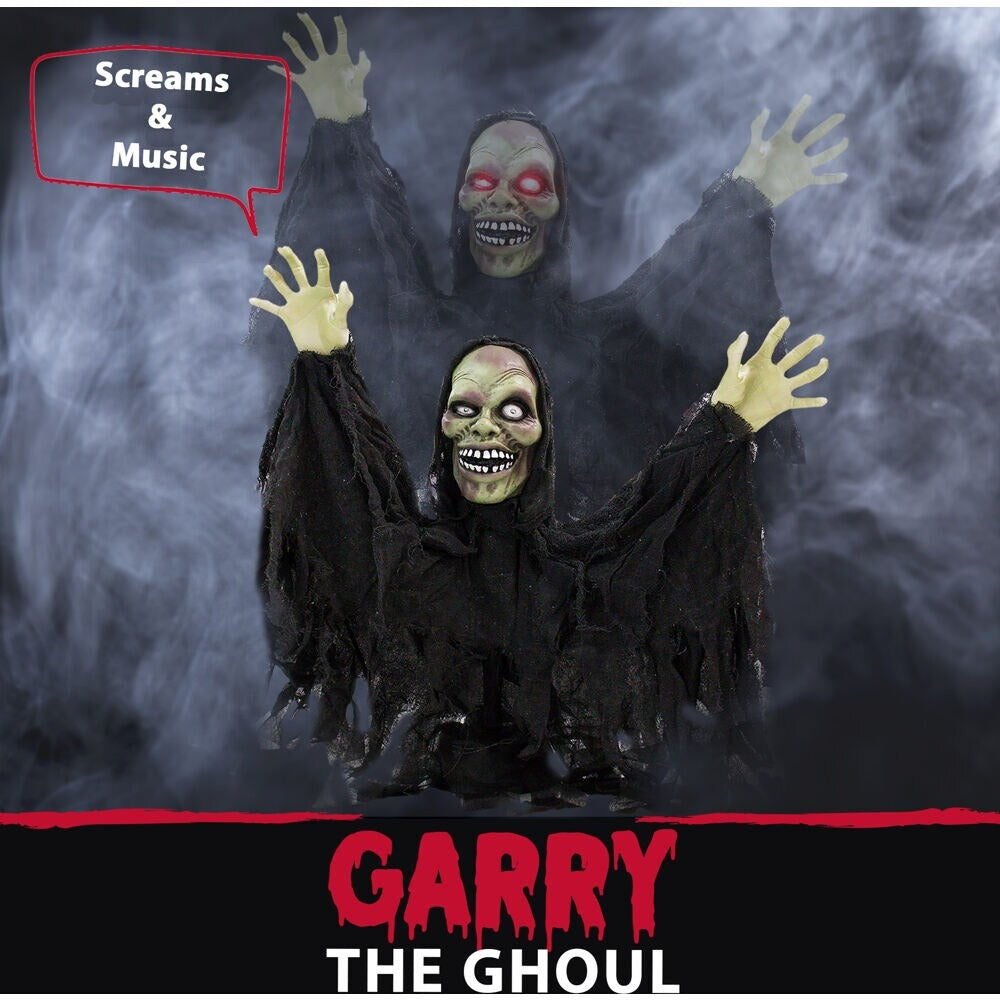 Haunted Hill Farm 2-ft Freestanding Musical Lighted Ghost Animatronic