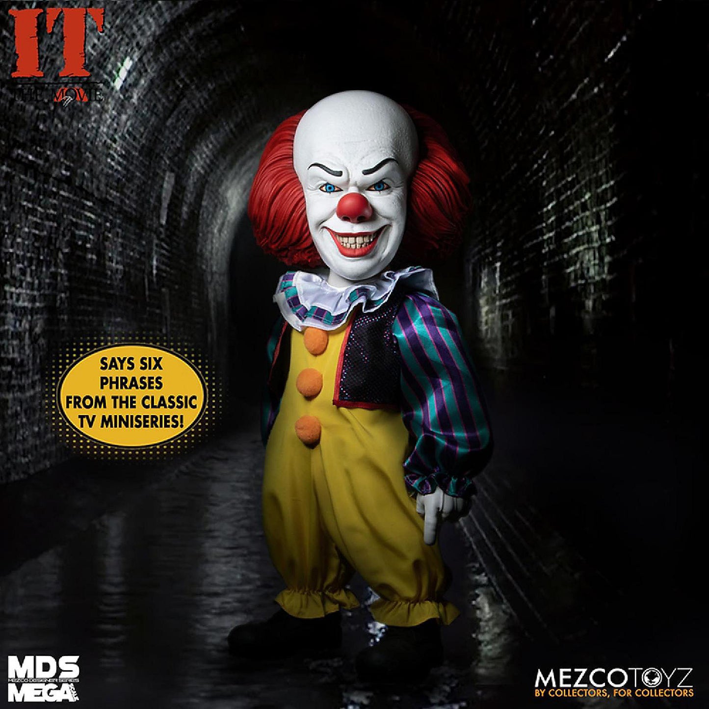 IT (1990) MDS Mega Scale Talking Pennywise Figure | USA Decoration®