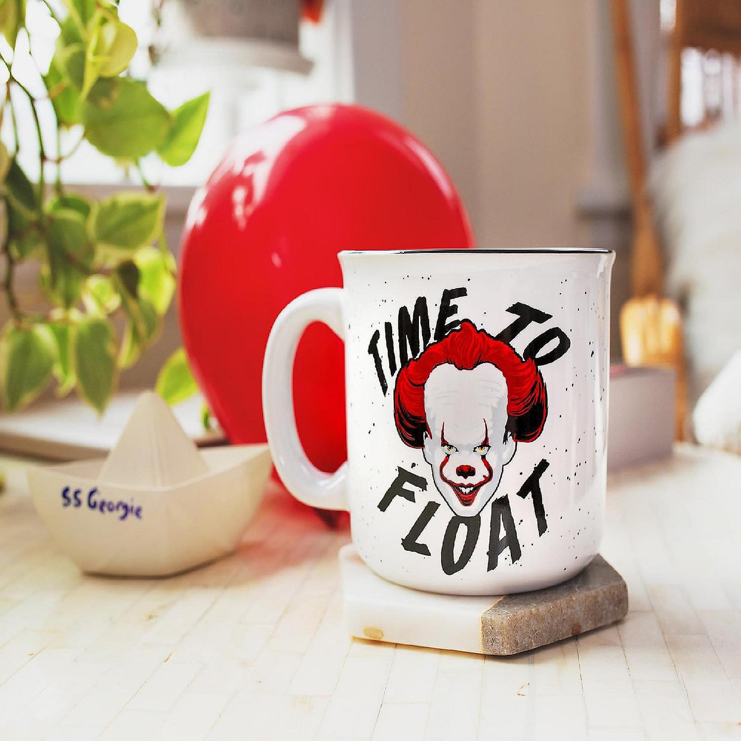IT Pennywise "Time To Float" Ceramic Camper Mug Holds 20 Ounces | USA Decoration®