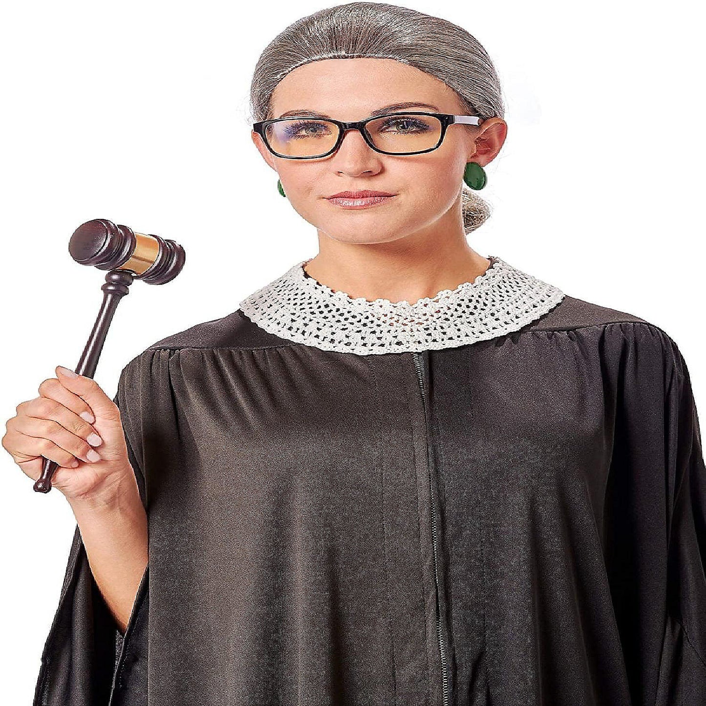 Judge RBG Adult Costume Wig