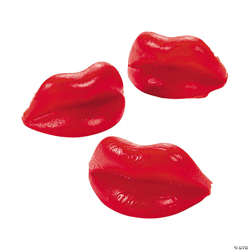 Red Wax Lips - 12 Pc. | USA Decoration®