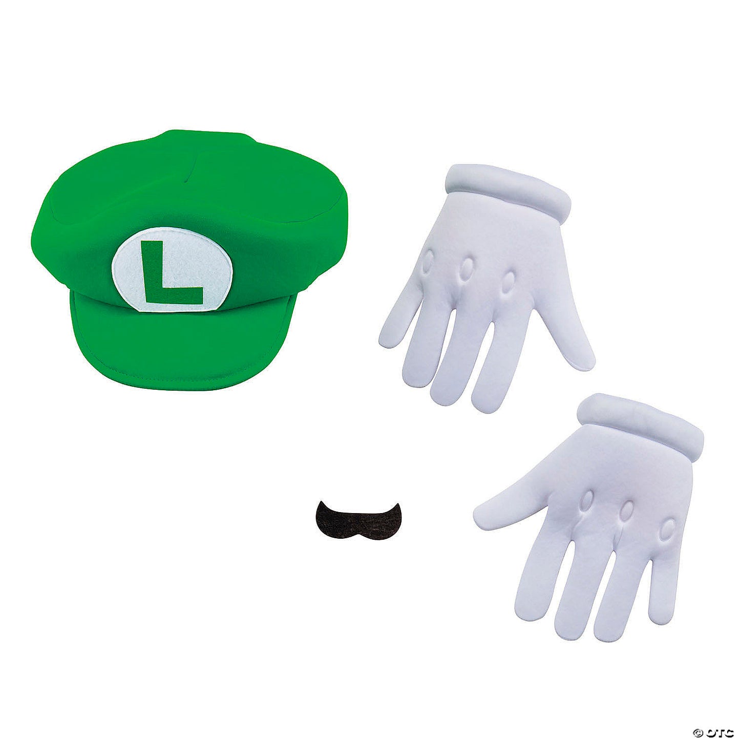 Kids Classic Super Mario Bros.™ Luigi Elevated Costume Accessory Kit | USA Decoration®