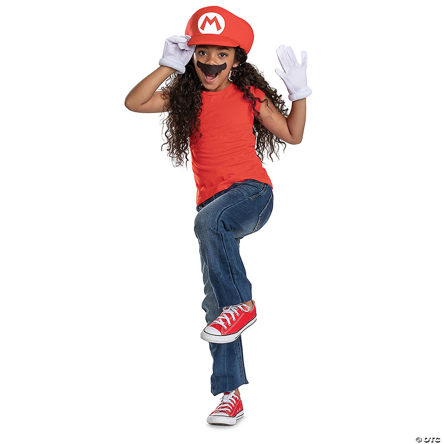 Kids Classic Super Mario Bros.™ Mario Elevated Costume Accessory Kit | USA Decoration®