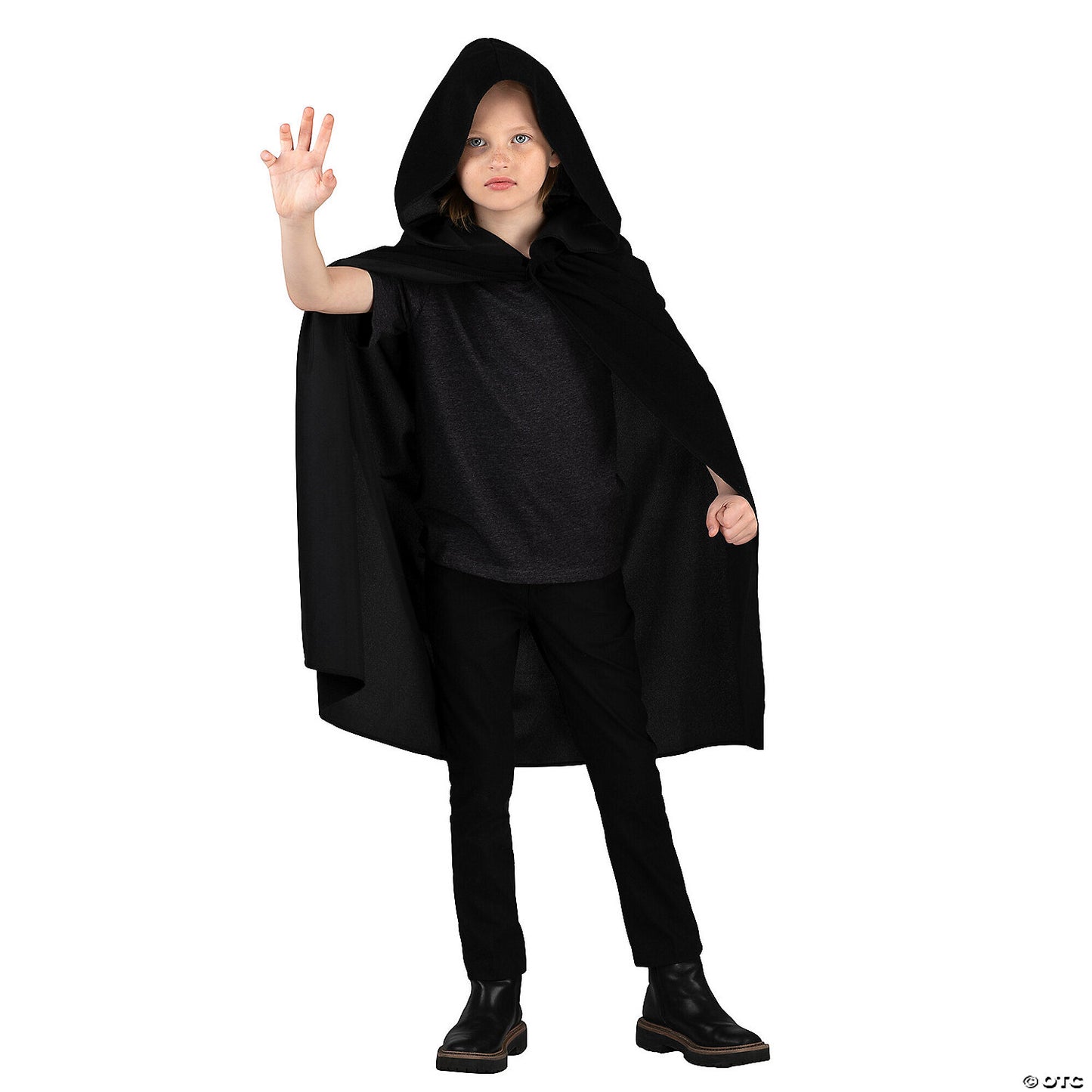 Kids Star Wars™ The Mandalorian™ Luke Skywalker Black Hooded Robe | USA Decoration®