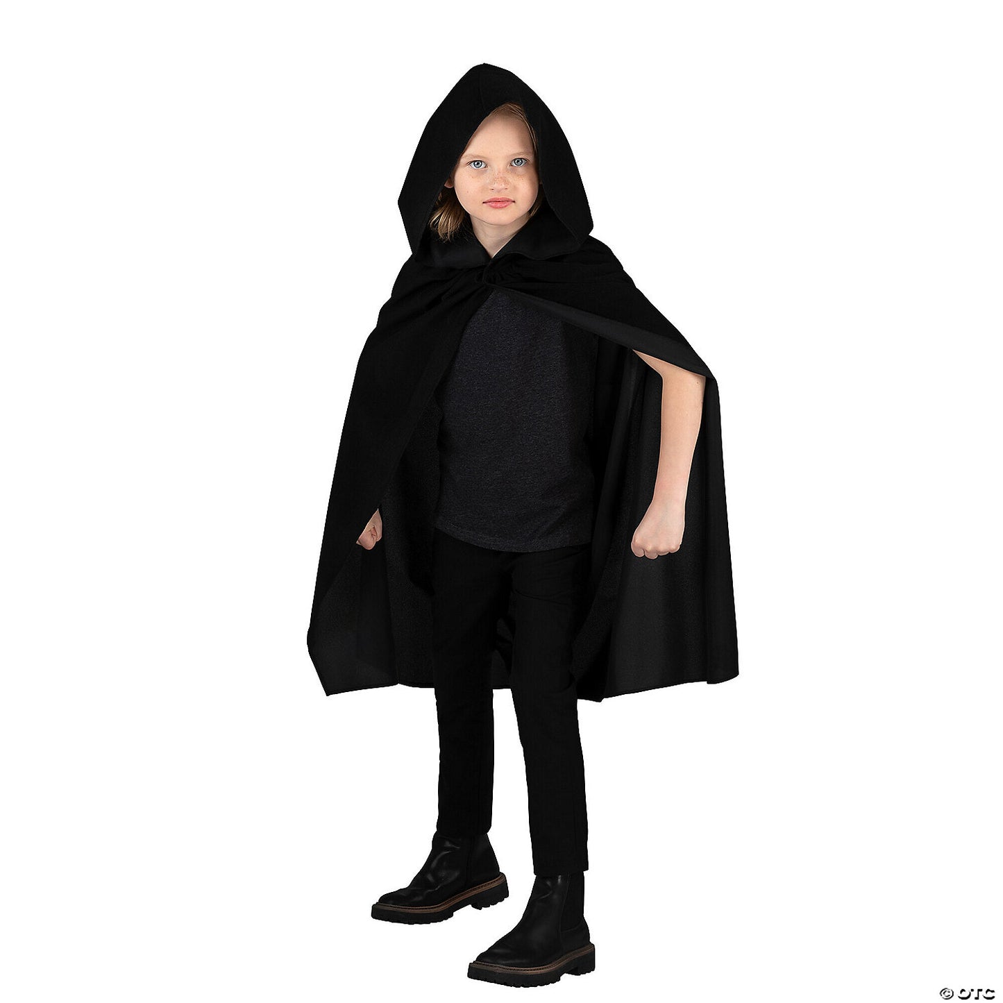 Kids Star Wars™ The Mandalorian™ Luke Skywalker Black Hooded Robe | USA Decoration®