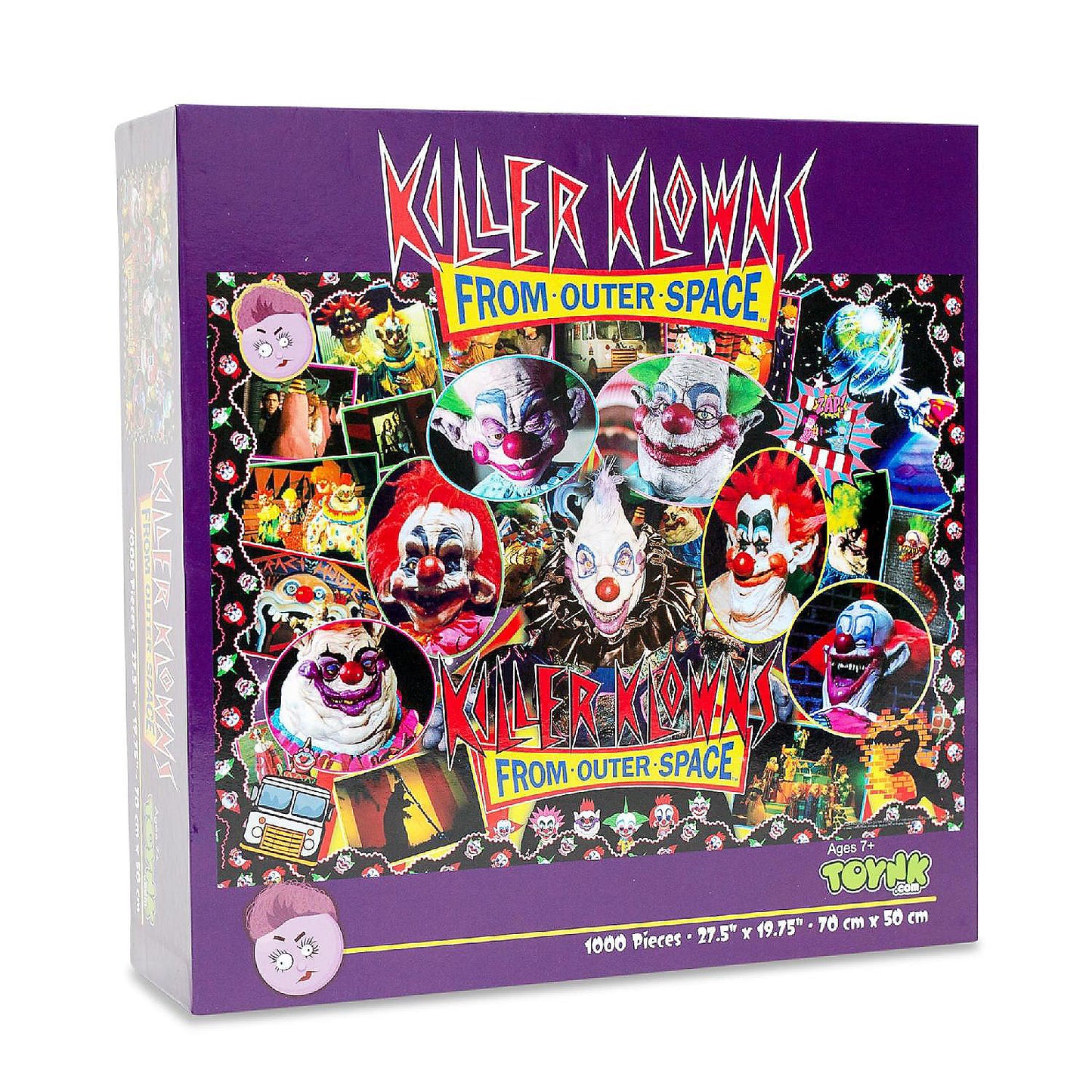 Killer Klowns From Outer Space Kollage B 1000-Piece Jigsaw Puzzle For Adults 28 x 20 Inches | USA Decoration®