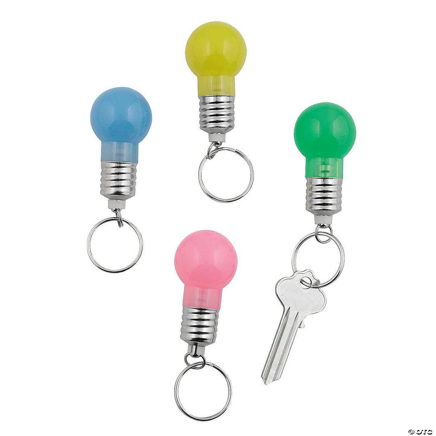 Light-Up Lightbulb Keychains - 12 Pc. | USA Decoration®