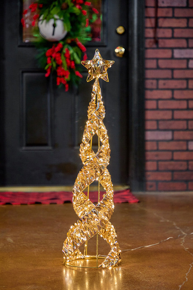 2.6' LED Christmas Tree Cone – 400 Lights Decor